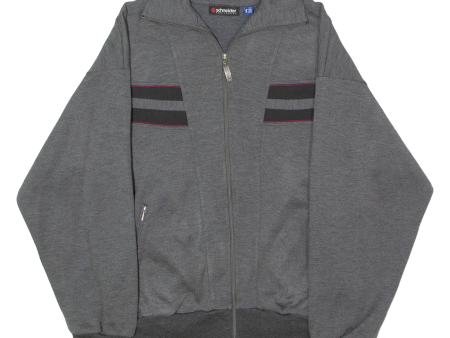 SCHNEIDER SPORTSWEAR Mens Track Jacket Grey Striped M Supply