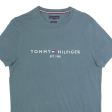 TOMMY HILFIGER Slim Fit Mens T-Shirt Grey M For Discount