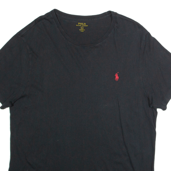 POLO RALPH LAUREN Custom Fit Mens T-Shirt Black L Online