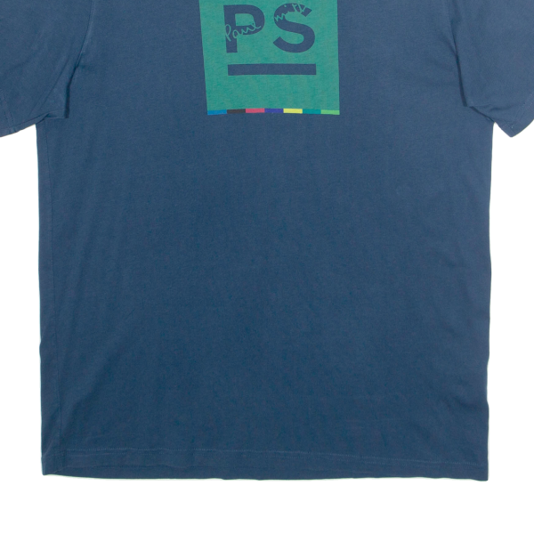 PAUL SMITH Mens T-Shirt Blue L Online