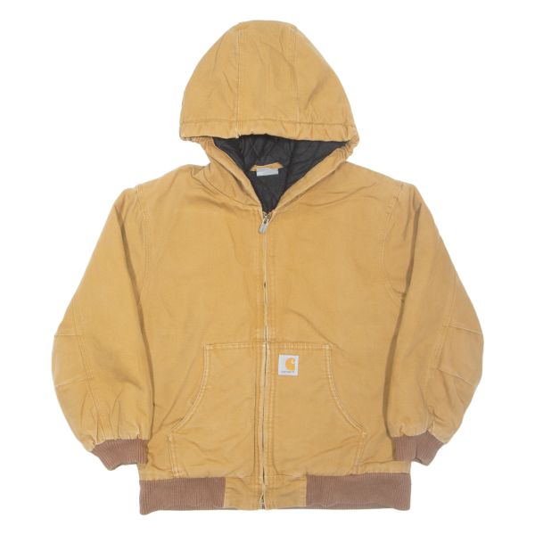 CARHARTT Boys Jacket Brown Hooded 11Y For Cheap