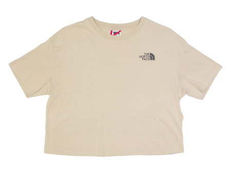 THE NORTH FACE Cropped Womens T-Shirt Brown S Sale