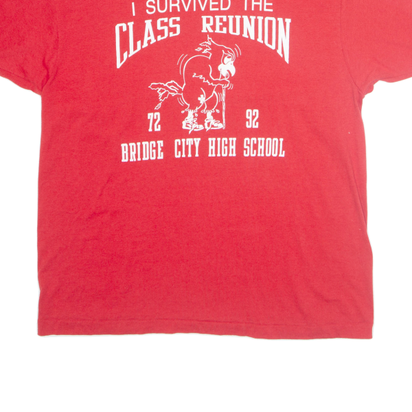 SCREEN STARS BEST Class Reunion Mens T-Shirt Red XL Sale