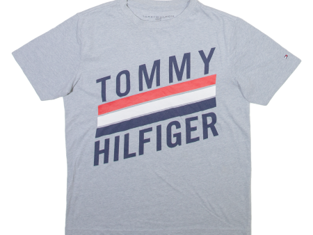 TOMMY HILFIGER Boys T-Shirt Grey M For Discount