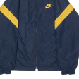 NIKE Mens Windbreaker Jacket Blue Chevron L Online Sale