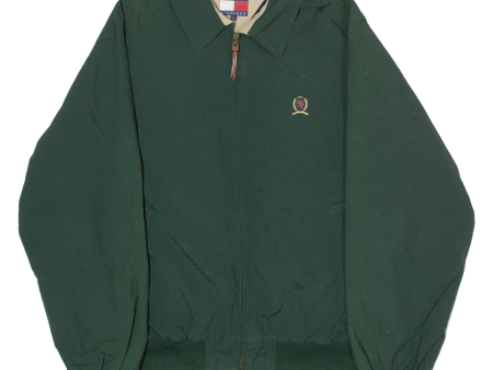 TOMMY HILFIGER Mens Lined Jacket Green 90s L Online