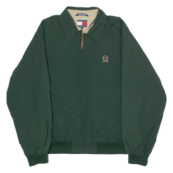 TOMMY HILFIGER Mens Lined Jacket Green 90s L Online