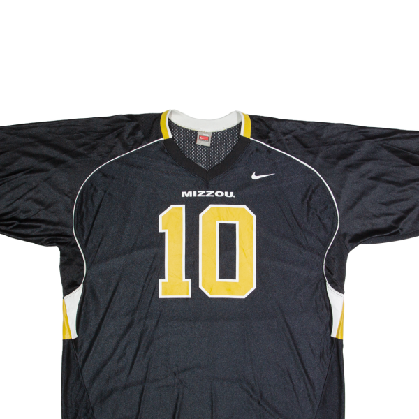 NIKE Missouri Tigers 10 Mens Jersey Black USA V-Neck 2XL For Discount