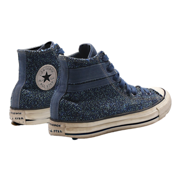 CONVERSE High Top Trainers Blue Canvas Mens UK 8.5 Hot on Sale