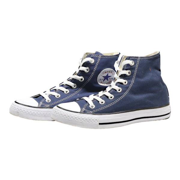 CONVERSE Chuck Taylor All Star High Top Trainers Blue Canvas Womens UK 5 Discount