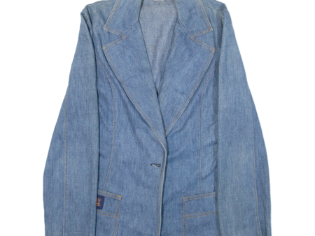 LEVI S Womens Blazer Jacket Blue 70s M For Discount