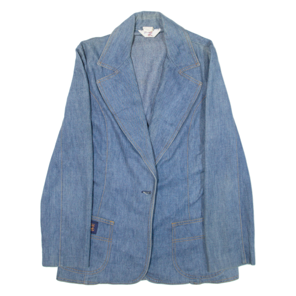 LEVI S Womens Blazer Jacket Blue 70s M For Discount