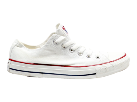 CONVERSE Chuck Taylor All Star Low Top Trainers White Canvas Womens UK 7 Fashion