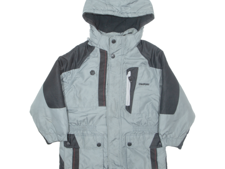 OSHKOSH B GOSH Boys Coat Green Hooded 7Y Online now