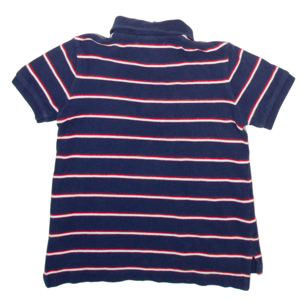 POLO RALPH LAUREN Boys Polo Shirt Blue Striped 2Y Hot on Sale