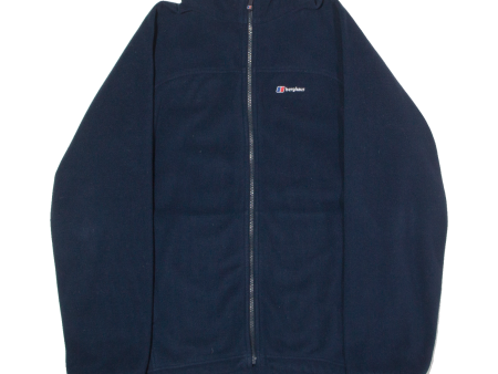 BERGHAUS Womens Fleece Jacket Blue UK 18 Online Hot Sale