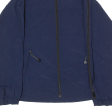 NAUTICA Mens Windbreaker Jacket Blue Nylon Hooded S Online Sale