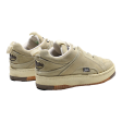 BUFFALO Platform Trainers Beige Suede Womens UK 4 Sale