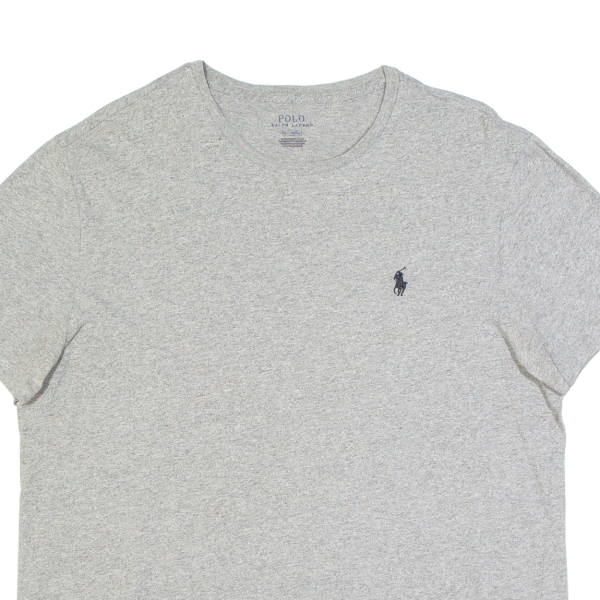 POLO RALPH LAUREN Mens T-Shirt Grey M on Sale