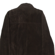 TARGA Mens Jacket Brown Leather Suede 90s M Cheap