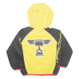 DISNEY Cars Lightning Mcqueen Boys Track Jacket Yellow Hooded 4Y Fashion