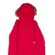 THE NORTH FACE 550 Womens Parka Coat Red Hooded M Fashion