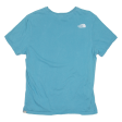 THE NORTH FACE Mens T-Shirt Blue Crew Neck L Fashion