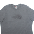 THE NORTH FACE Mens T-Shirt Grey 2XL For Discount