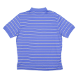 POLO RALPH LAUREN Mens Polo Shirt Blue Striped L For Sale