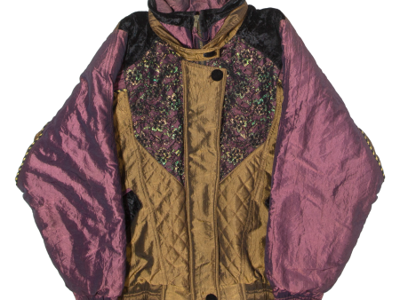 RUTH DOUGLAS Womens Jacket Brown 90s Patchwork S Online