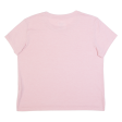 REEBOK Cropped Womens T-Shirt Pink S Supply