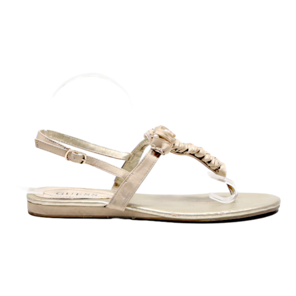 GUESS Strappy Sandals Beige Synthetic Womens UK 8 Supply