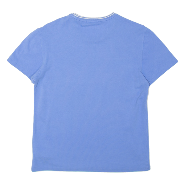 POLO RALPH LAUREN Custom Slim Fit Womens T-Shirt Blue M Online Hot Sale