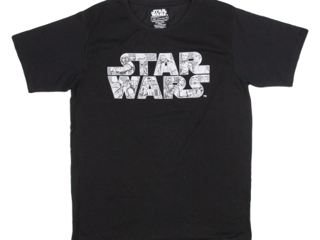 Star Wars Mens T-Shirt Black L on Sale