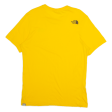 THE NORTH FACE Mens T-Shirt Yellow M on Sale