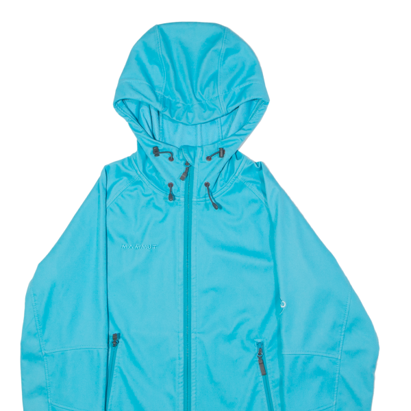 MAMMUT Mens Shell Jacket Blue Hooded S Fashion