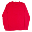 PUMA Mens T-Shirt Red Long Sleeve M Hot on Sale