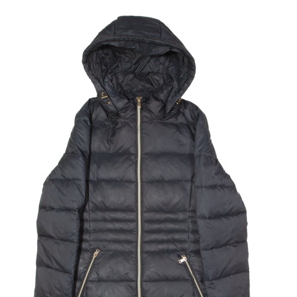 GUESS Womens Puffer Coat Black UK 4 For Cheap