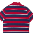 POLO RALPH LAUREN Custom Slim Fit Mens Polo Shirt Red Striped M Hot on Sale