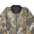 CABELA S Reversible Outdoor Gear Tree Print Mens Bomber Jacket Green 3XL Online