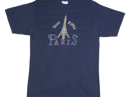 Tour Eiffel Paris Womens T-Shirt Blue S For Cheap