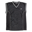 STARTER Mens Jersey Black Sleeveless USA V-Neck Nylon M Online Sale