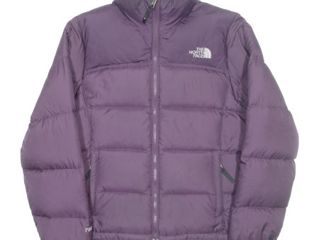 THE NORTH FACE Womens Puffer Jacket Purple Nylon S Online now