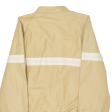 Mens Track Jacket Beige 80s Striped S For Cheap