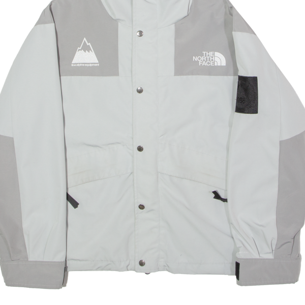 THE NORTH FACE Fine Alpine Equipment Mens Ski Jacket Grey Hooded Colourblock L For Cheap