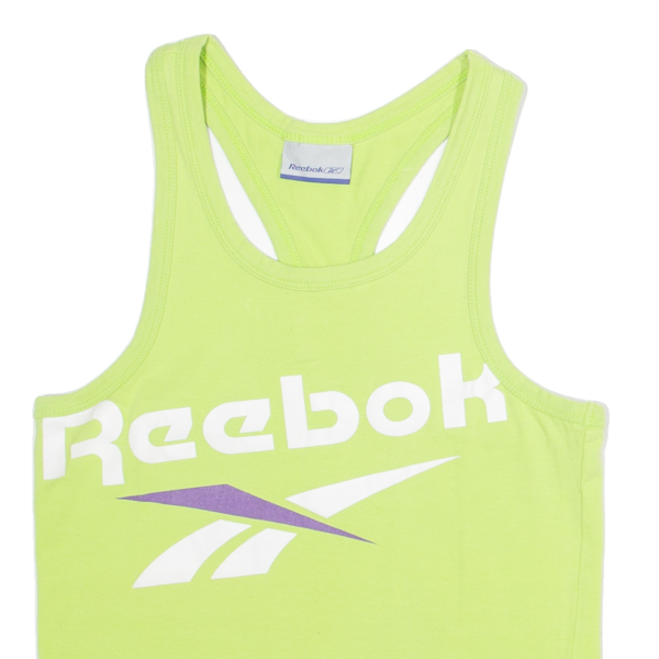 REEBOK Womens Vest Green Sleeveless S Online