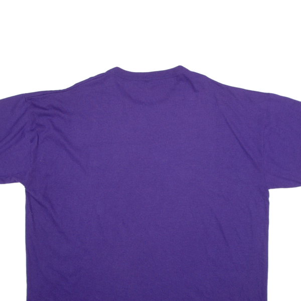 RUSSELL AUTHENTIC Mens T-Shirt Purple 2XL Cheap