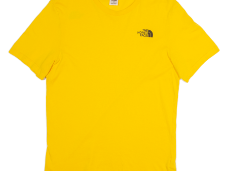 THE NORTH FACE Mens T-Shirt Yellow M on Sale