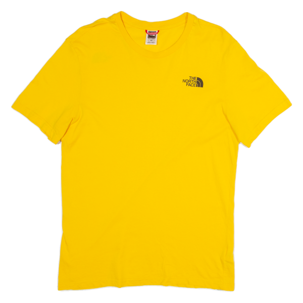 THE NORTH FACE Mens T-Shirt Yellow M on Sale