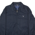 GANT Windcheater Mens Lined Jacket Blue Twill XL Online Sale